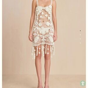 Cult Gaia Elaina Crochet Dress